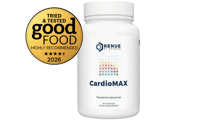 Renue by Science CardioMAX Liposomal Berberine supplement bottle.