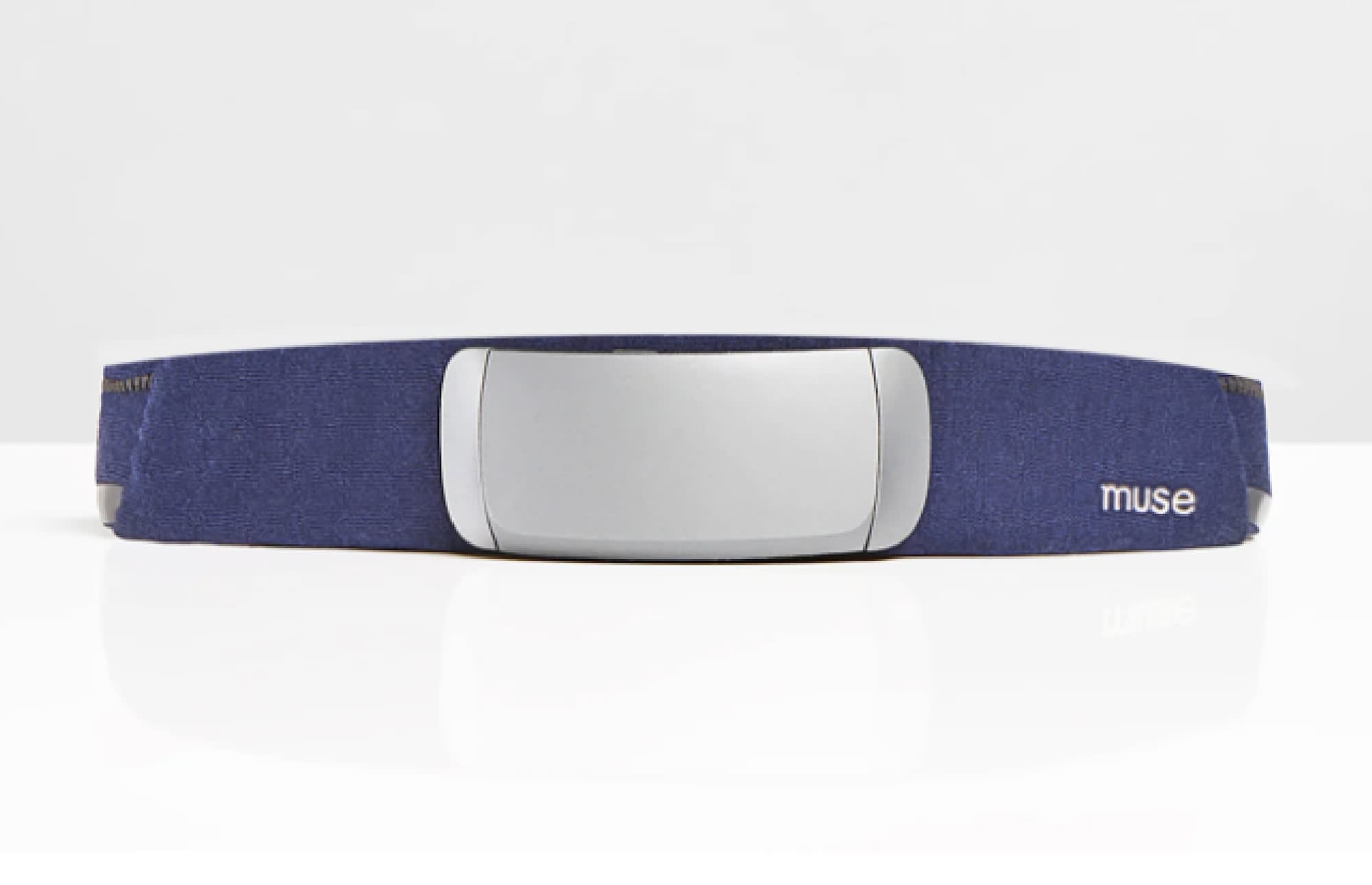 The Muse S Athena headband, a specialized device for tracking brain activity and heart rate during sleep.