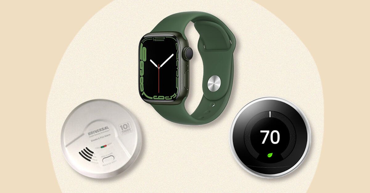 Modern senior safety wearable devices showcasing sleek industrial design.