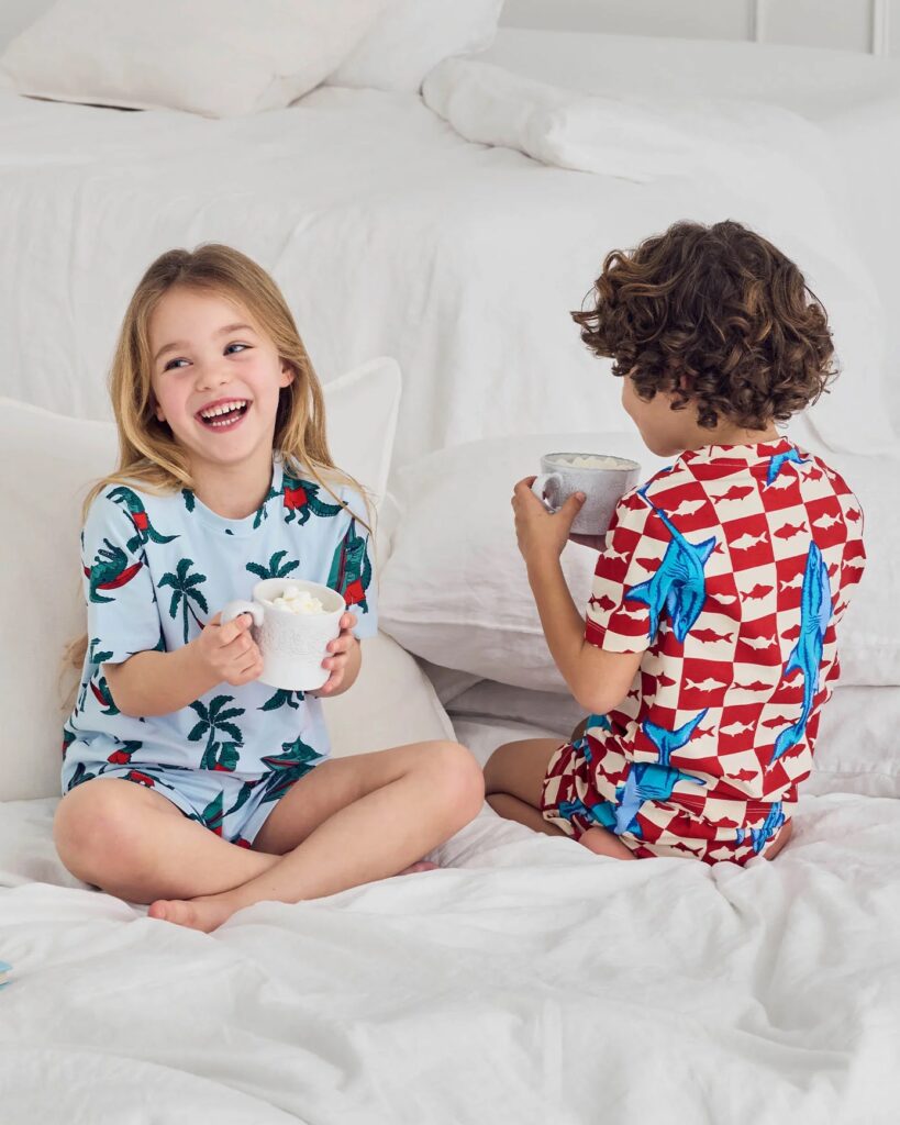 Detailed view of soft, hypoallergenic fabric suitable for sensitive children's skin.